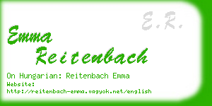 emma reitenbach business card